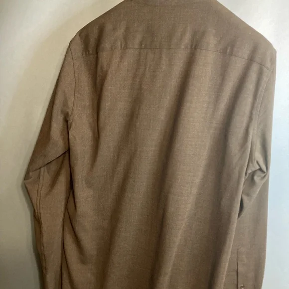 John Varvatos Extra Large Rough Edges Long Black Shirt. 36 inches in Length